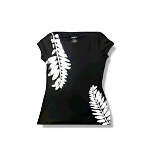 Vintage Express women's T-shirt Sz M with Silver fern sequence